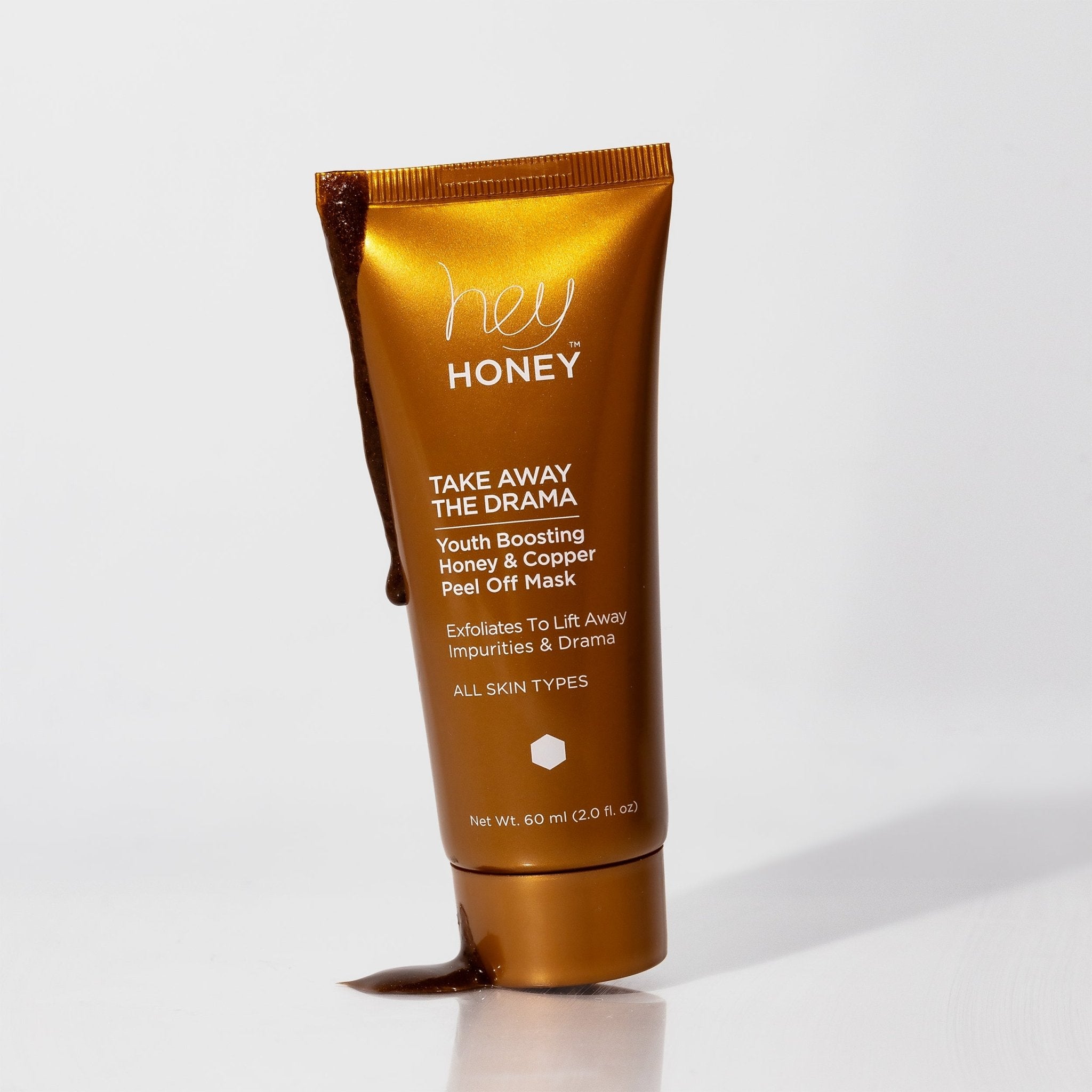Hey Honey Skincare Take Away The Drama | Age Defying Honey & Copper  Exfoliating Peel-Off Facial | Anti-Fatigue & Elasticity Boost, All Skin  Types | 2